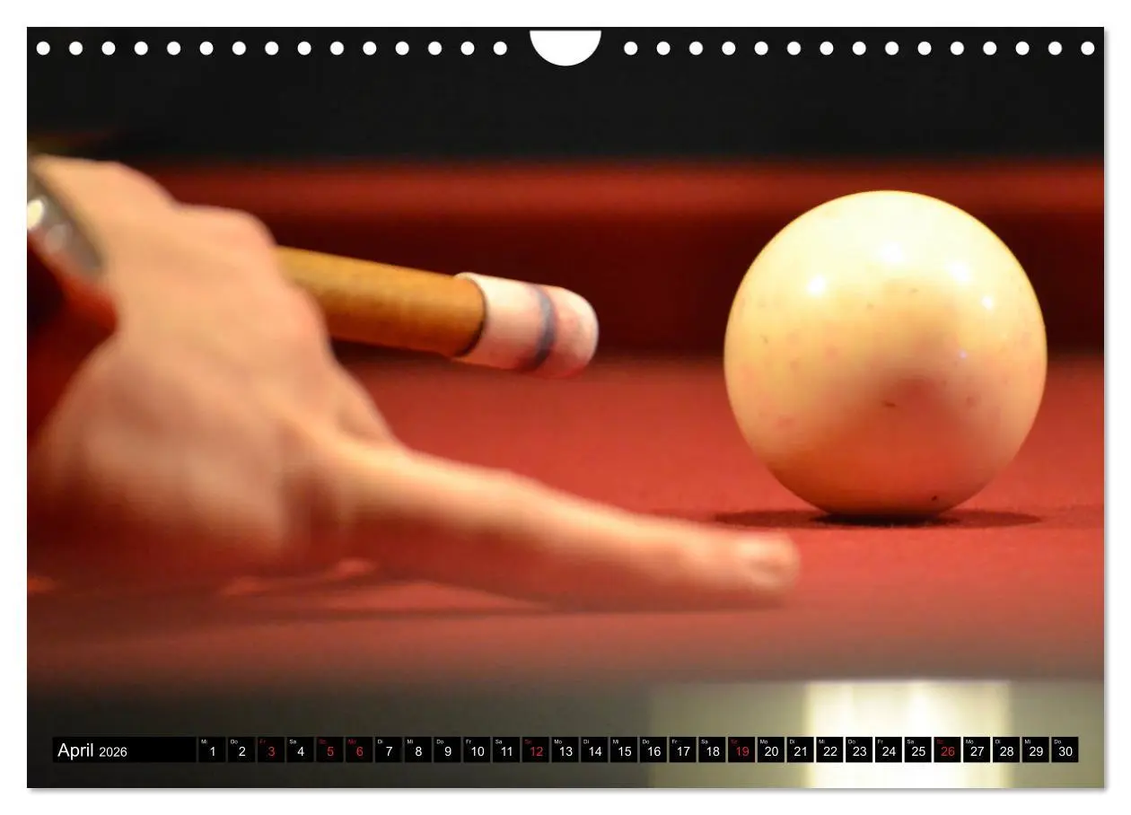 Bild: 9783457934098 | Billard. Konzentration - Sport - Spannung (Wandkalender 2026 DIN A4...