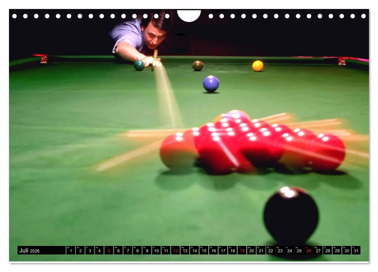 Bild: 9783457934098 | Billard. Konzentration - Sport - Spannung (Wandkalender 2026 DIN A4...