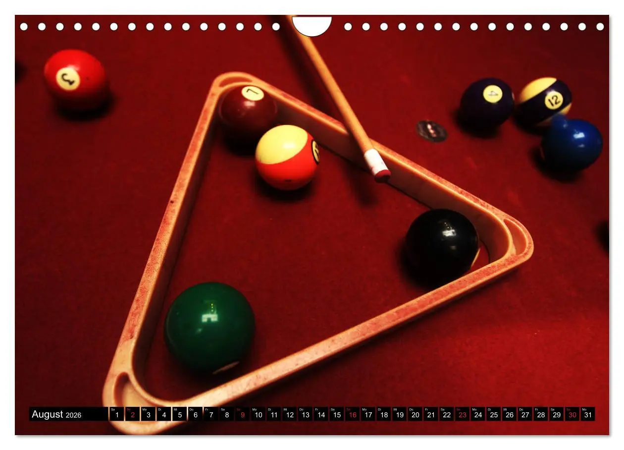 Bild: 9783457934098 | Billard. Konzentration - Sport - Spannung (Wandkalender 2026 DIN A4...