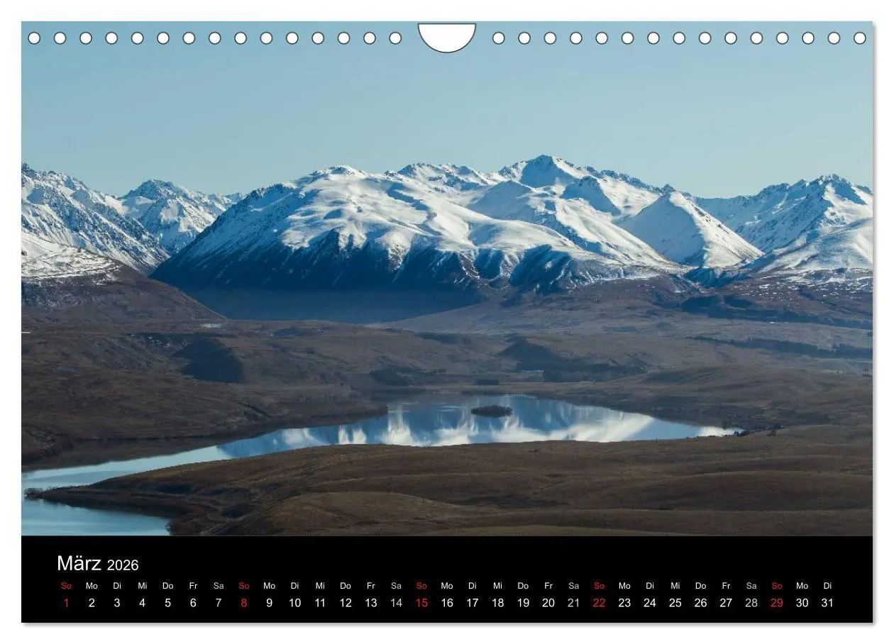 Bild: 9783516024098 | South Island - Neuseelands Südinsel (Wandkalender 2026 DIN A4...