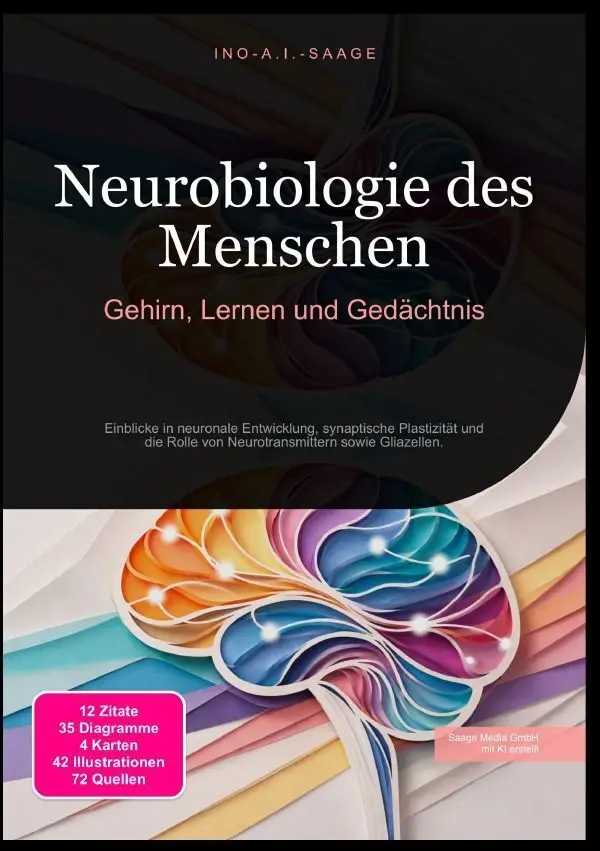 Cover: 9783565534098 | Neurobiologie des Menschen: Gehirn, Lernen und Gedächtnis | Saage