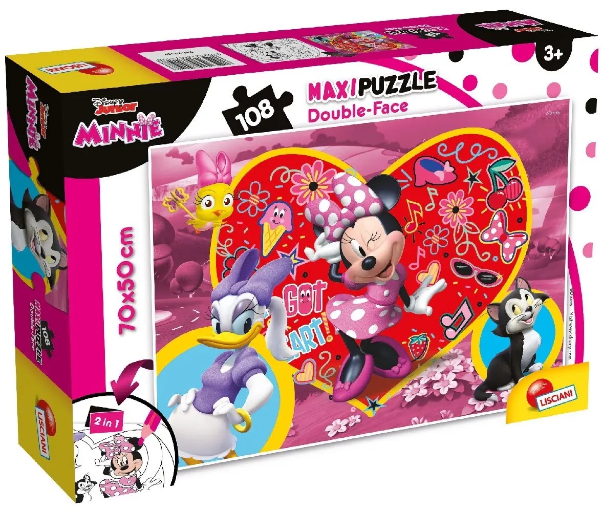 Cover: 8008324074198 | Disney Puzzle Df Maxi Floor 108 Minnie (Puzzle) | Spiel | 74198 | 2021