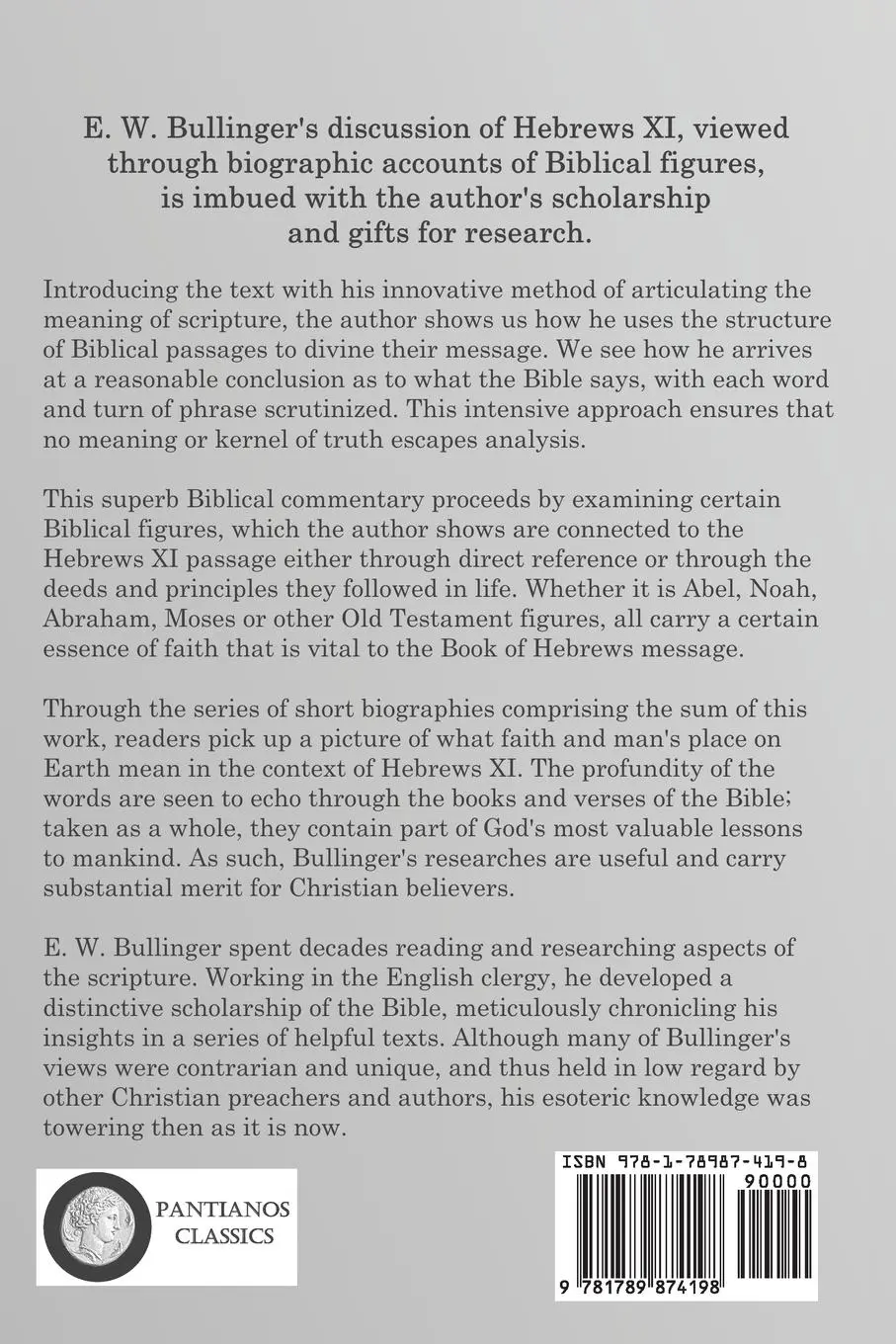 Rückseite: 9781789874198 | Great Cloud of Witnesses | A Series of Papers on Hebrews XI | Buch