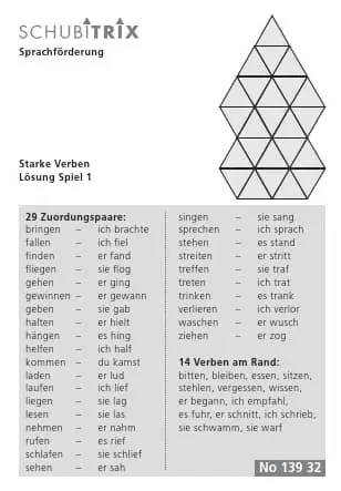 Bild: 9783039764198 | SCHUBITRIX DaZ | Starke Verben | Box | Deutsch | 2025