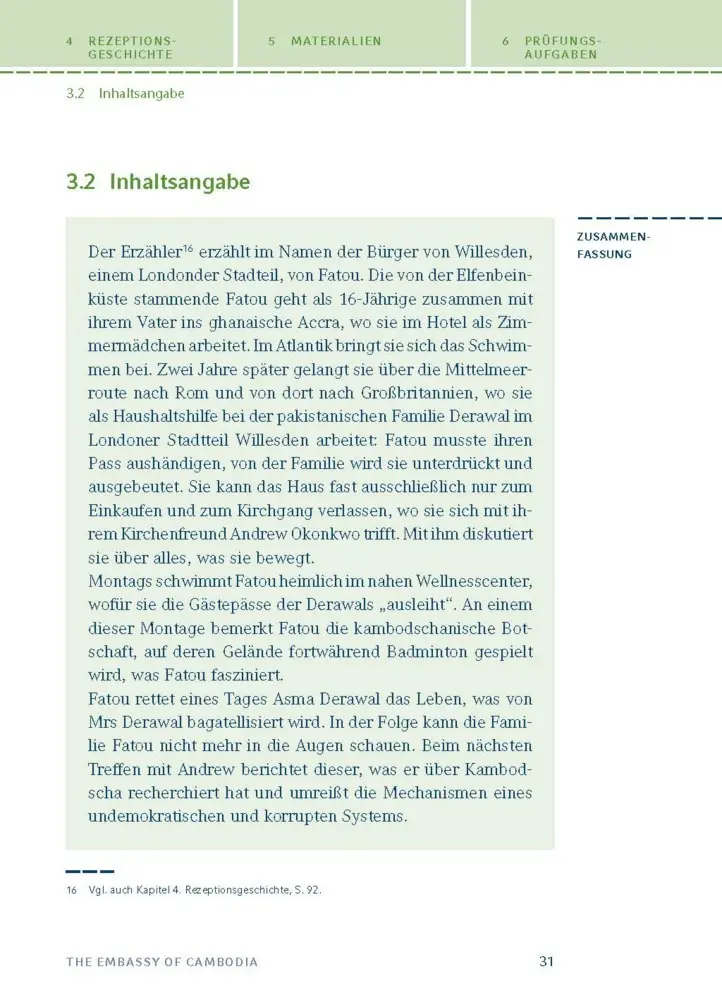 Bild: 9783129304198 | The Embassy of Cambodia von Zadie Smith | Zadie Smith | Taschenbuch