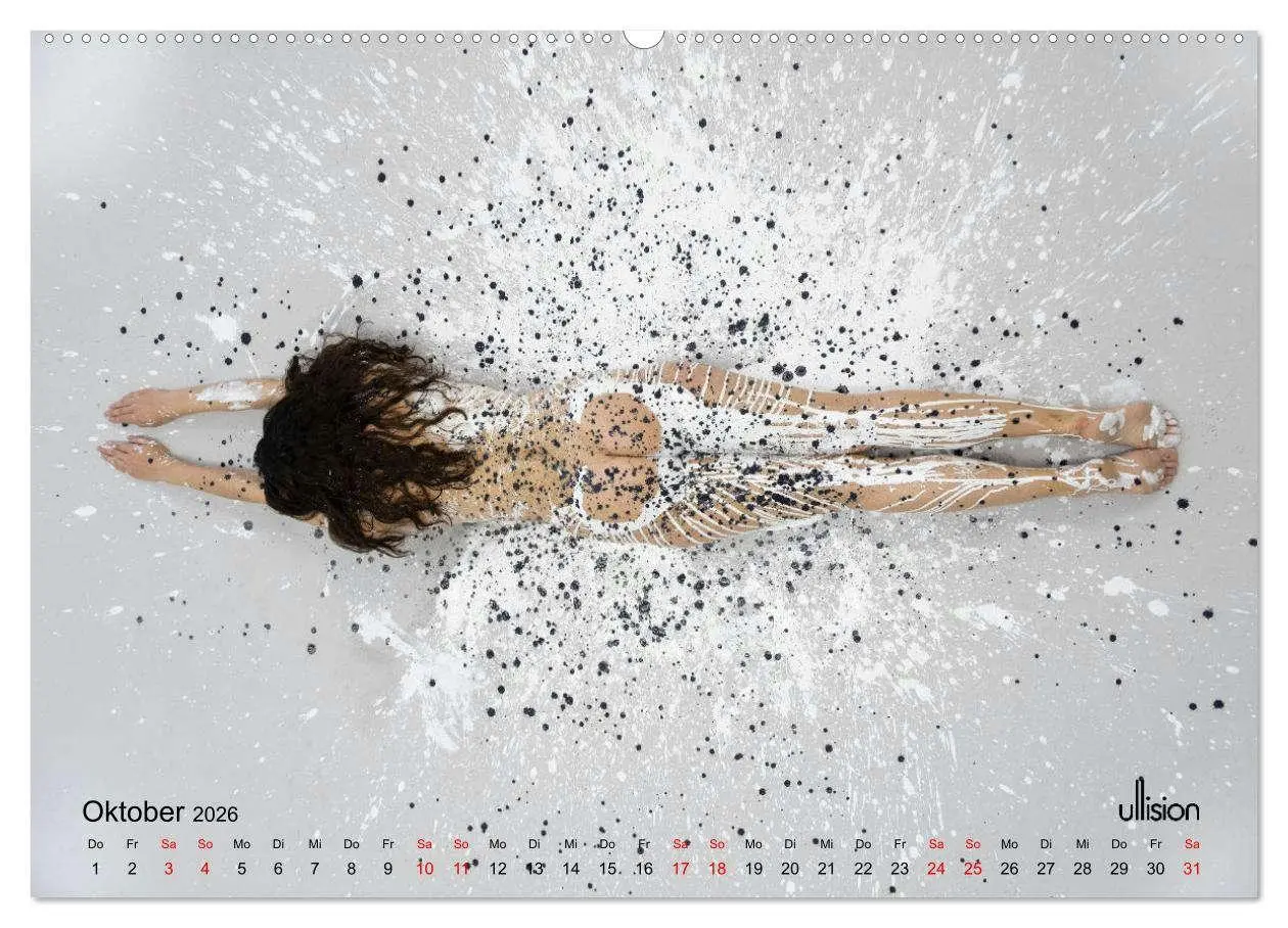 Bild: 9783457474198 | Akt in Farbe - schwarzweiß (Wandkalender 2026 DIN A2 quer),...