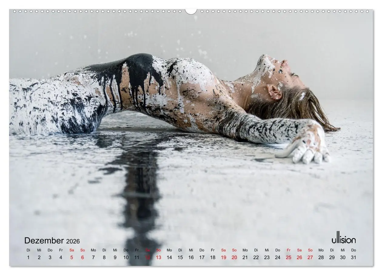 Bild: 9783457474198 | Akt in Farbe - schwarzweiß (Wandkalender 2026 DIN A2 quer),...