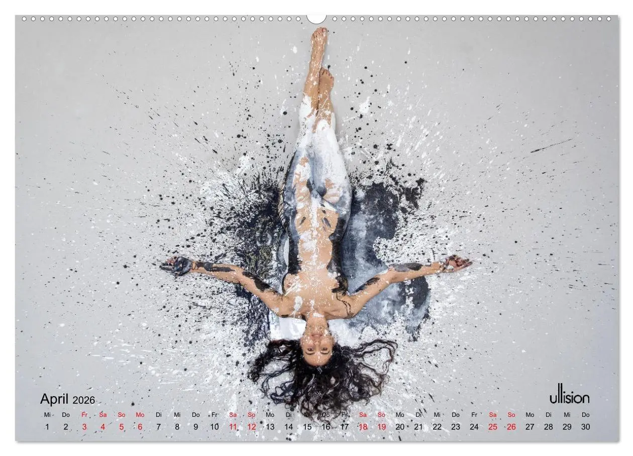 Bild: 9783457474198 | Akt in Farbe - schwarzweiß (Wandkalender 2026 DIN A2 quer),...