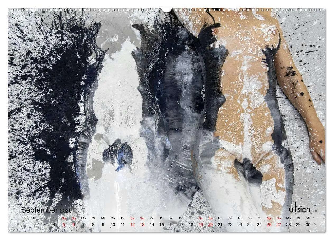 Bild: 9783457474198 | Akt in Farbe - schwarzweiß (Wandkalender 2026 DIN A2 quer),...