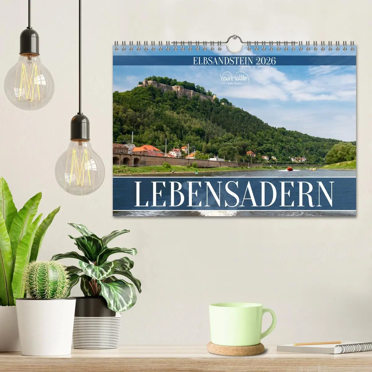 Bild: 9783457544198 | Lebensadern - Elbsandstein (Wandkalender 2026 DIN A4 quer),...