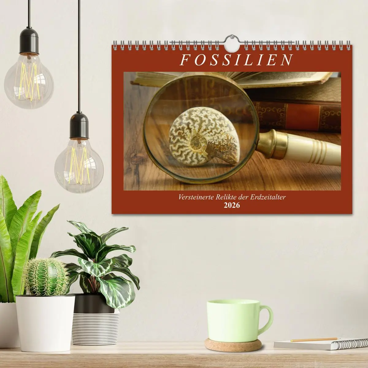 Bild: 9783457854198 | Fossilien - Versteinerte Relikte der Erdzeitalter (Wandkalender...