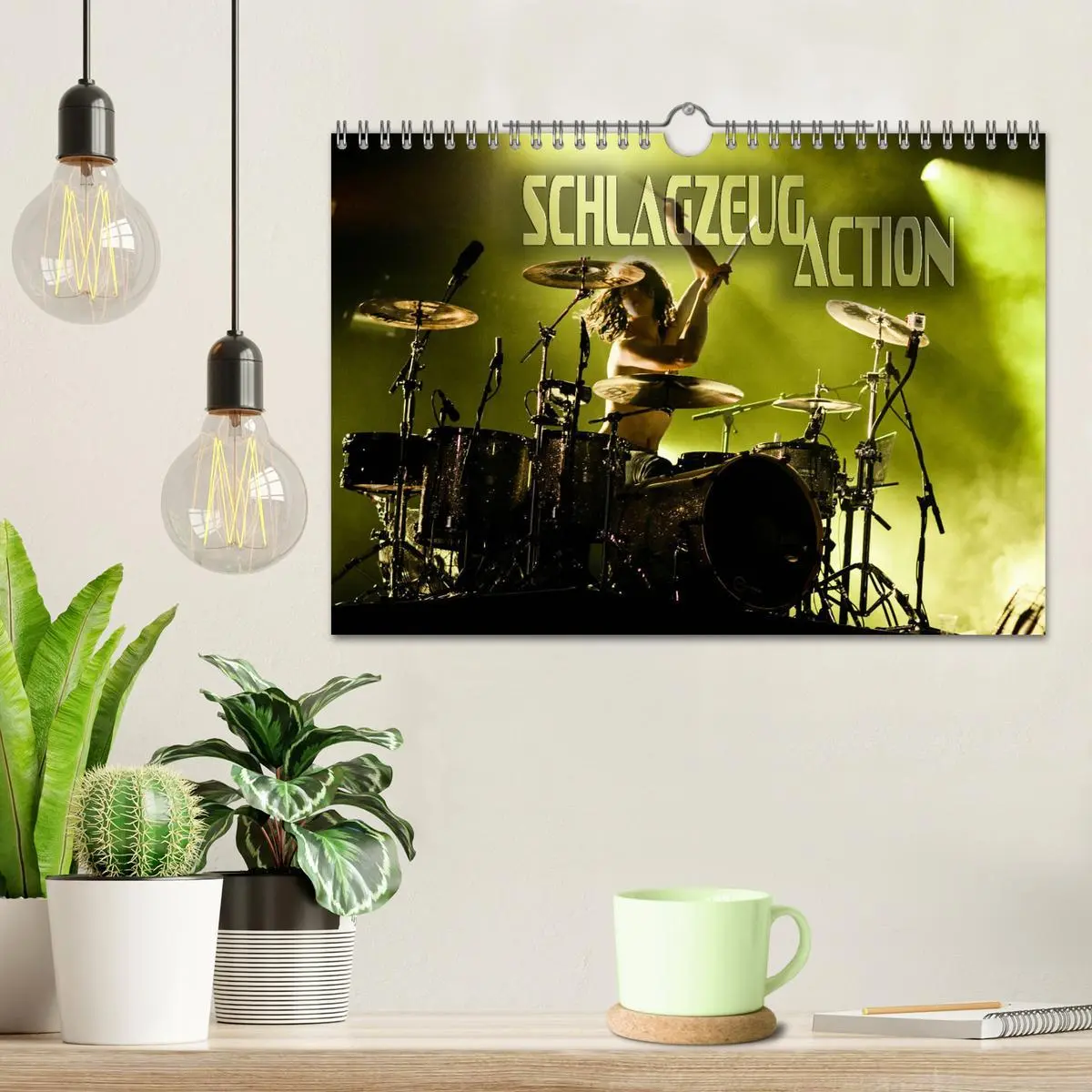 Bild: 9783457924198 | Schlagzeug Action (Wandkalender 2026 DIN A4 quer), CALVENDO...