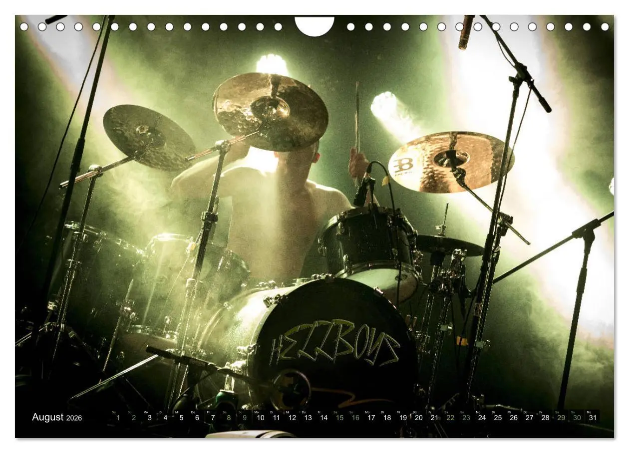 Bild: 9783457924198 | Schlagzeug Action (Wandkalender 2026 DIN A4 quer), CALVENDO...