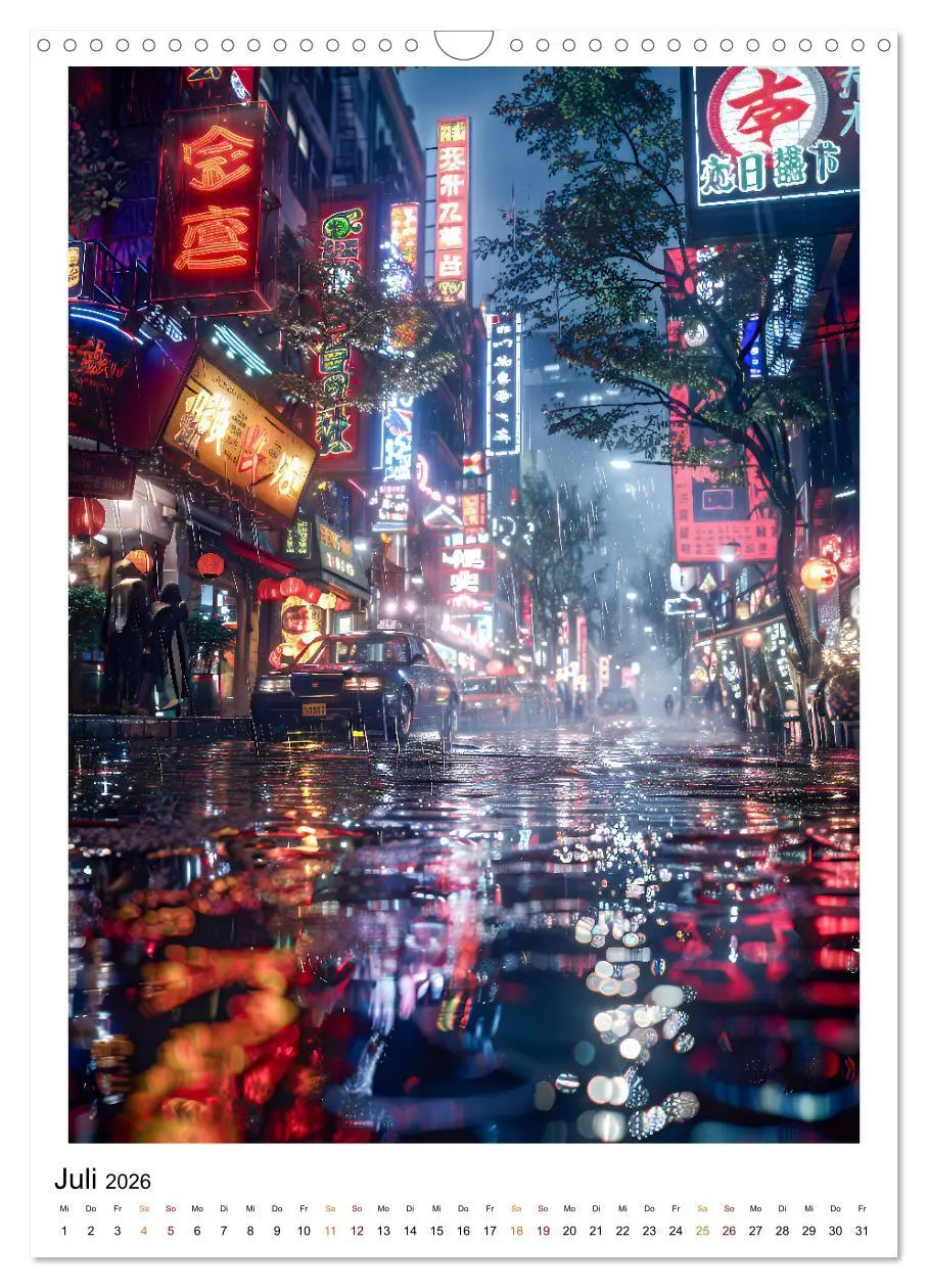 Bild: 9783516254198 | Regen Tage (Wandkalender 2026 DIN A3 hoch), CALVENDO Monatskalender