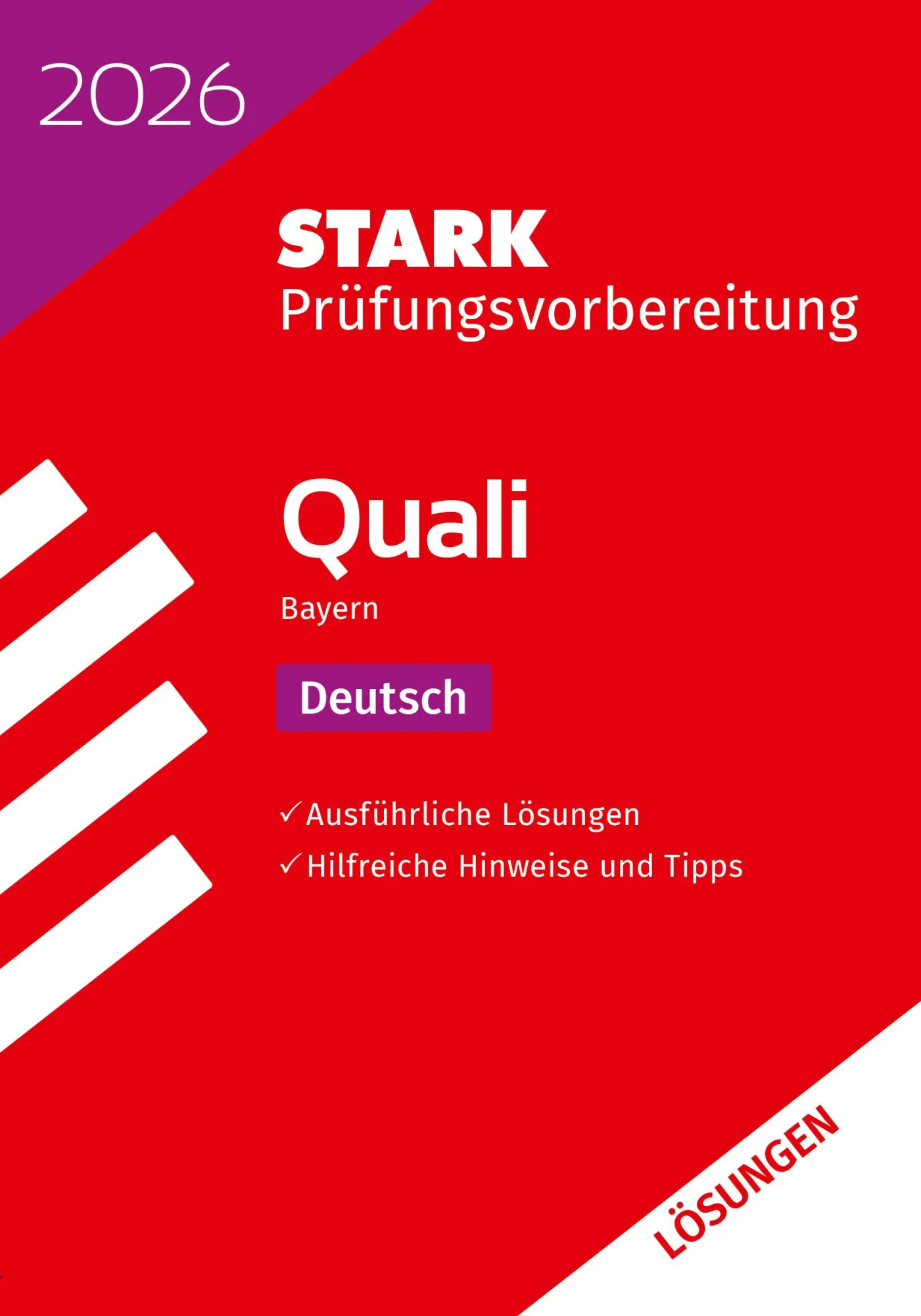 Cover: 9783849064198 | STARK Lösungen zu Deutsch 9. Klasse - Quali Mittelschule 2026...