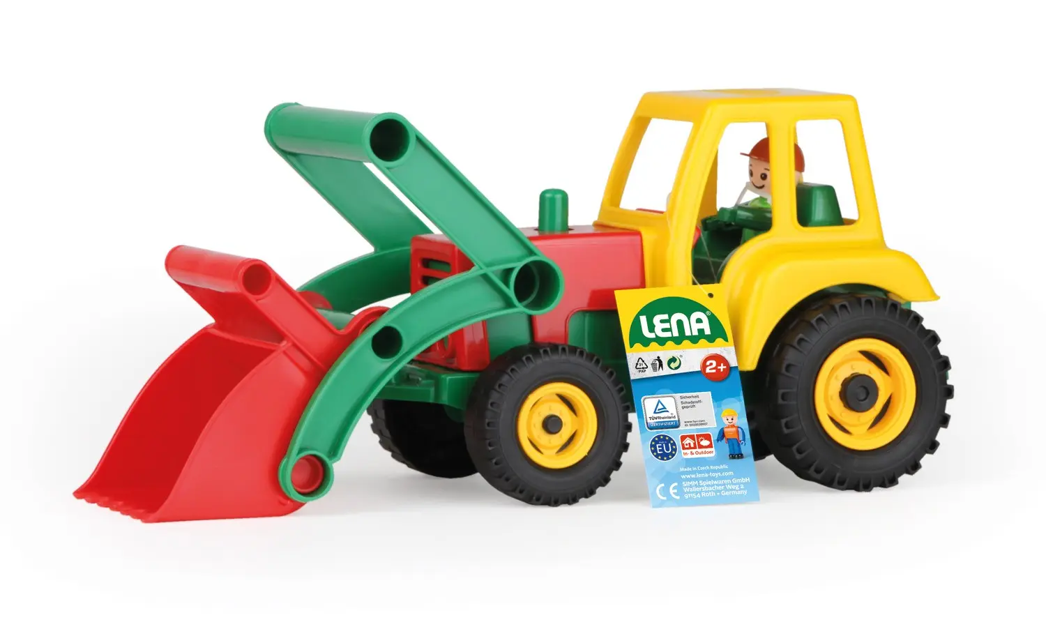 Cover: 4006942754298 | LENA® 04361EC - Aktive, Traktor mit Spielfigur, mehrfarbig, Länge...