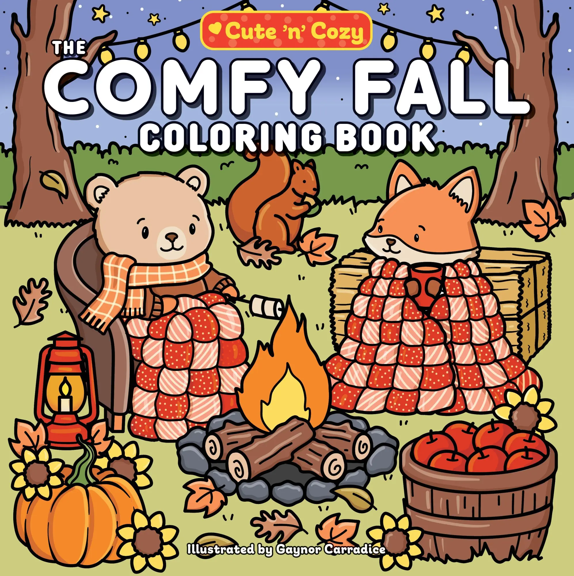 Cover: 9781507224298 | The Comfy Fall Coloring Book | Taschenbuch | Cute and Cozy | Englisch