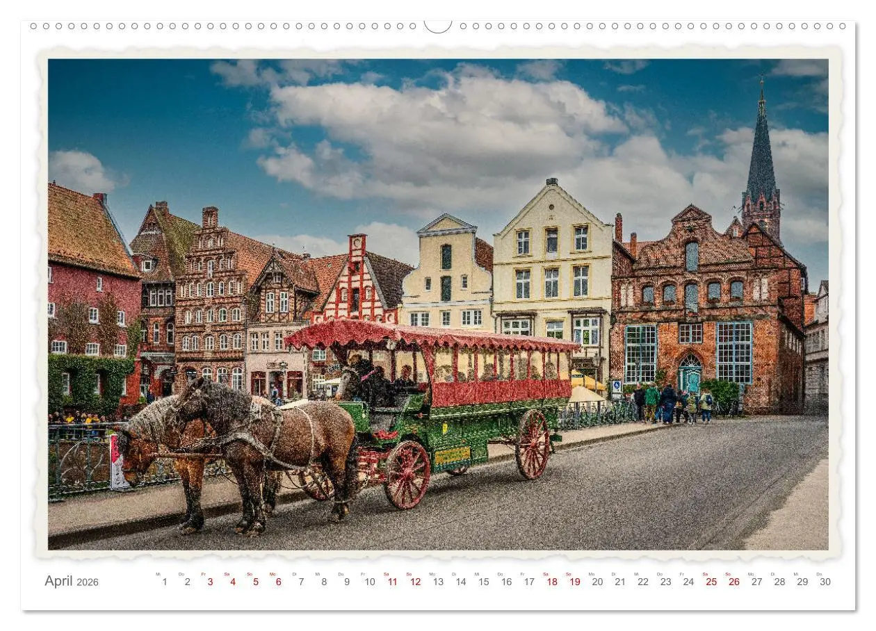 Bild: 9783457464298 | Malerisches Lüneburg (hochwertiger Premium Wandkalender 2026 DIN A2...