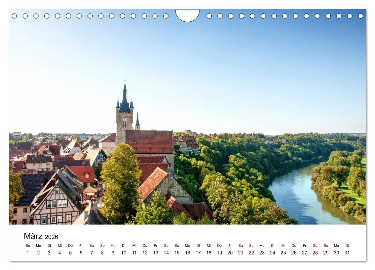 Bild: 9783457774298 | Bad Wimpfen. (Wandkalender 2026 DIN A4 quer), CALVENDO Monatskalender