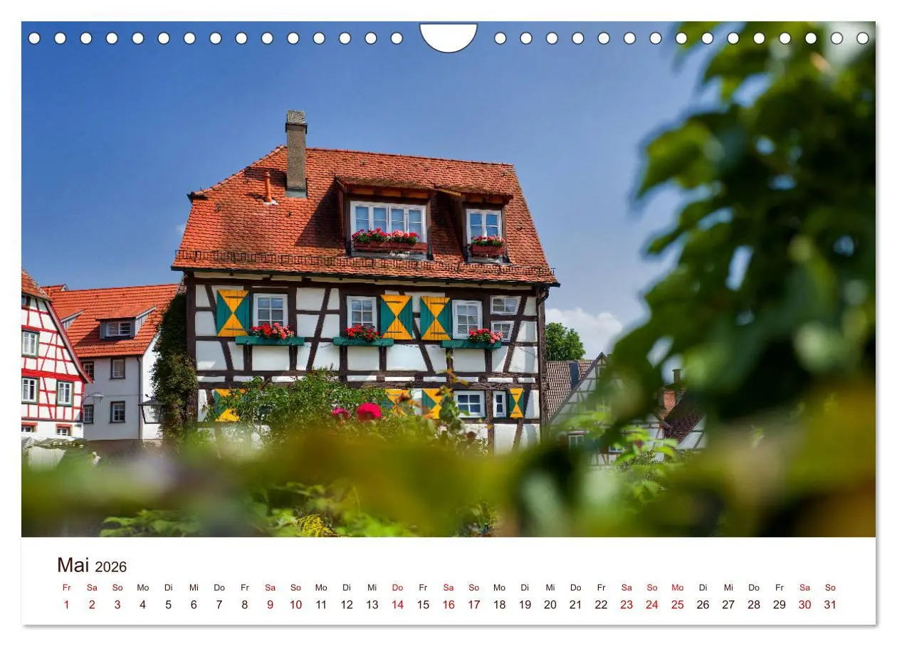 Bild: 9783457774298 | Bad Wimpfen. (Wandkalender 2026 DIN A4 quer), CALVENDO Monatskalender
