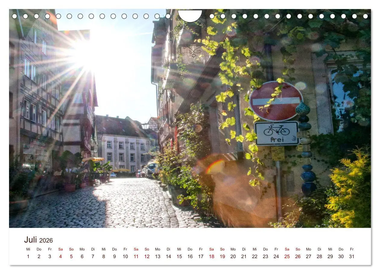 Bild: 9783457774298 | Bad Wimpfen. (Wandkalender 2026 DIN A4 quer), CALVENDO Monatskalender