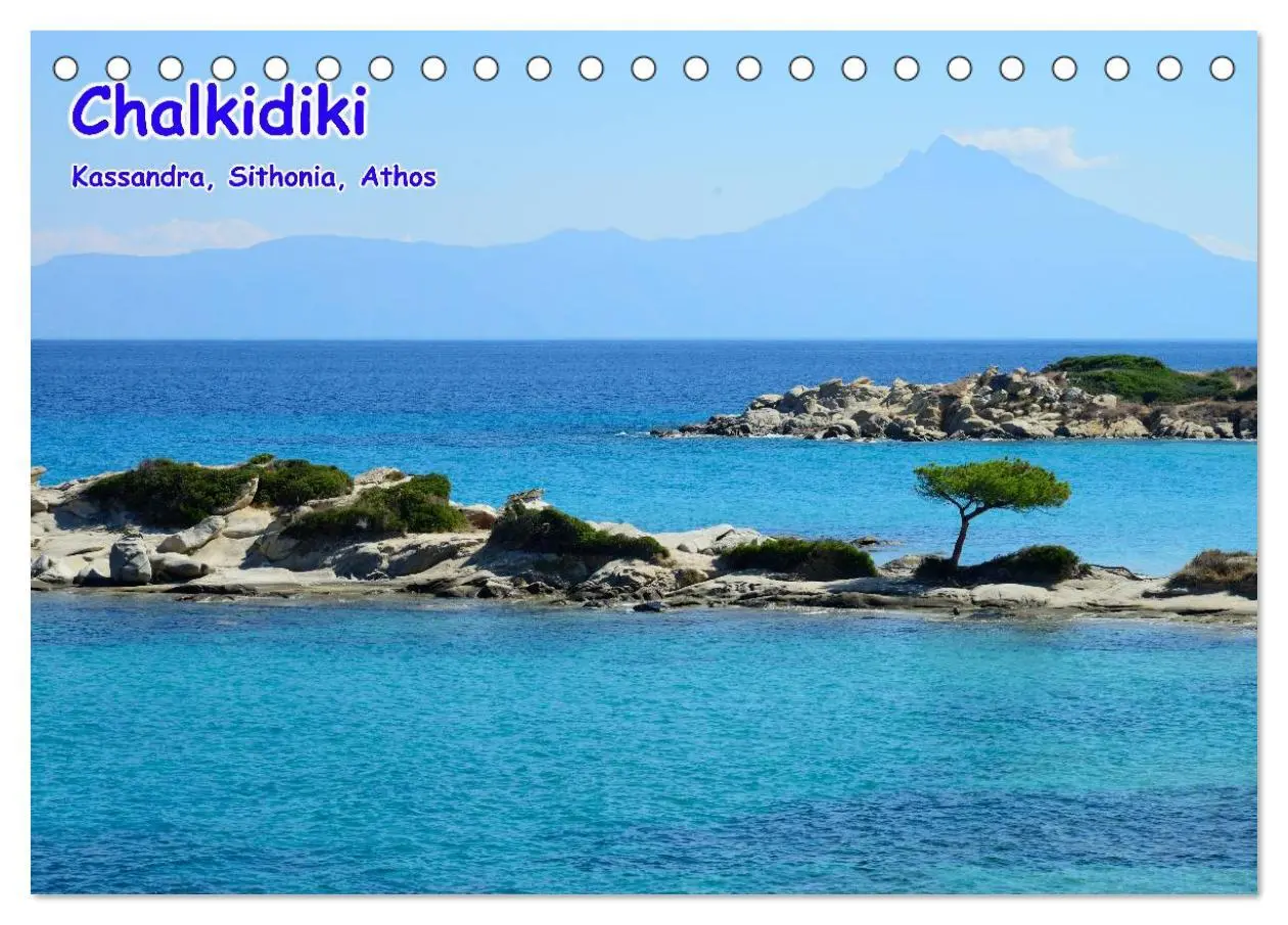 Cover: 9783516174298 | Chalkidiki: Kassandra, Sithonia, Athos (Tischkalender 2026 DIN A5...