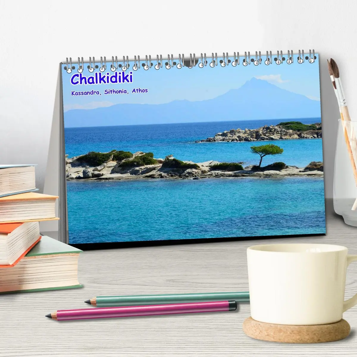 Bild: 9783516174298 | Chalkidiki: Kassandra, Sithonia, Athos (Tischkalender 2026 DIN A5...