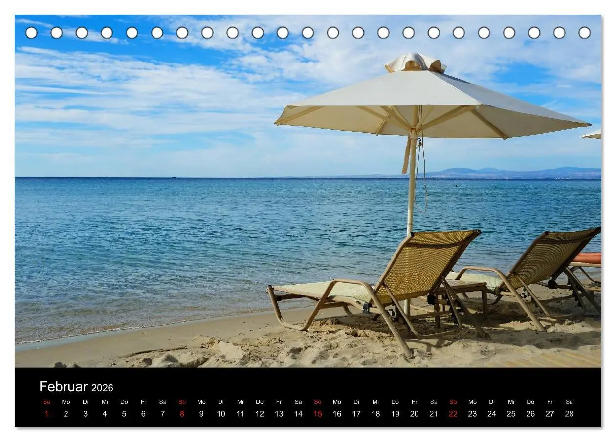 Bild: 9783516174298 | Chalkidiki: Kassandra, Sithonia, Athos (Tischkalender 2026 DIN A5...