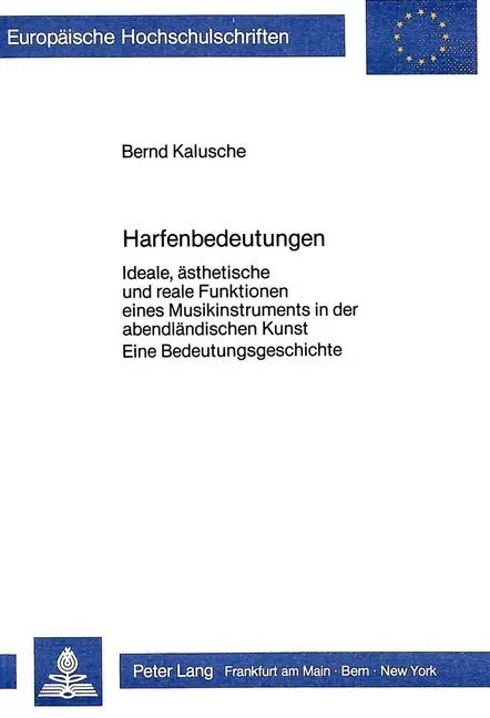 Cover: 9783820484298 | Harfenbedeutungen | Bernd Kalusche | Taschenbuch | Deutsch