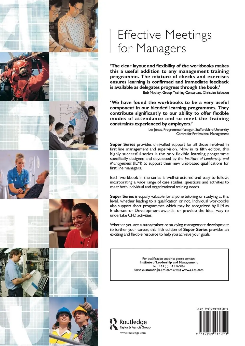 Rückseite: 9780080464398 | Effective Meetings for Managers | Institute of Leadership &amp; Management