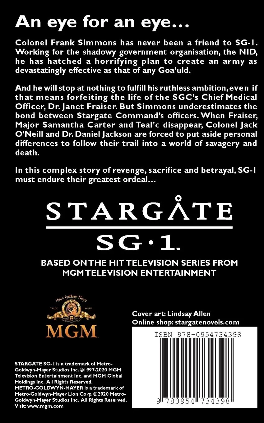Rückseite: 9780954734398 | STARGATE SG-1 Survival of the Fittest | Sabine C. Bauer | Taschenbuch