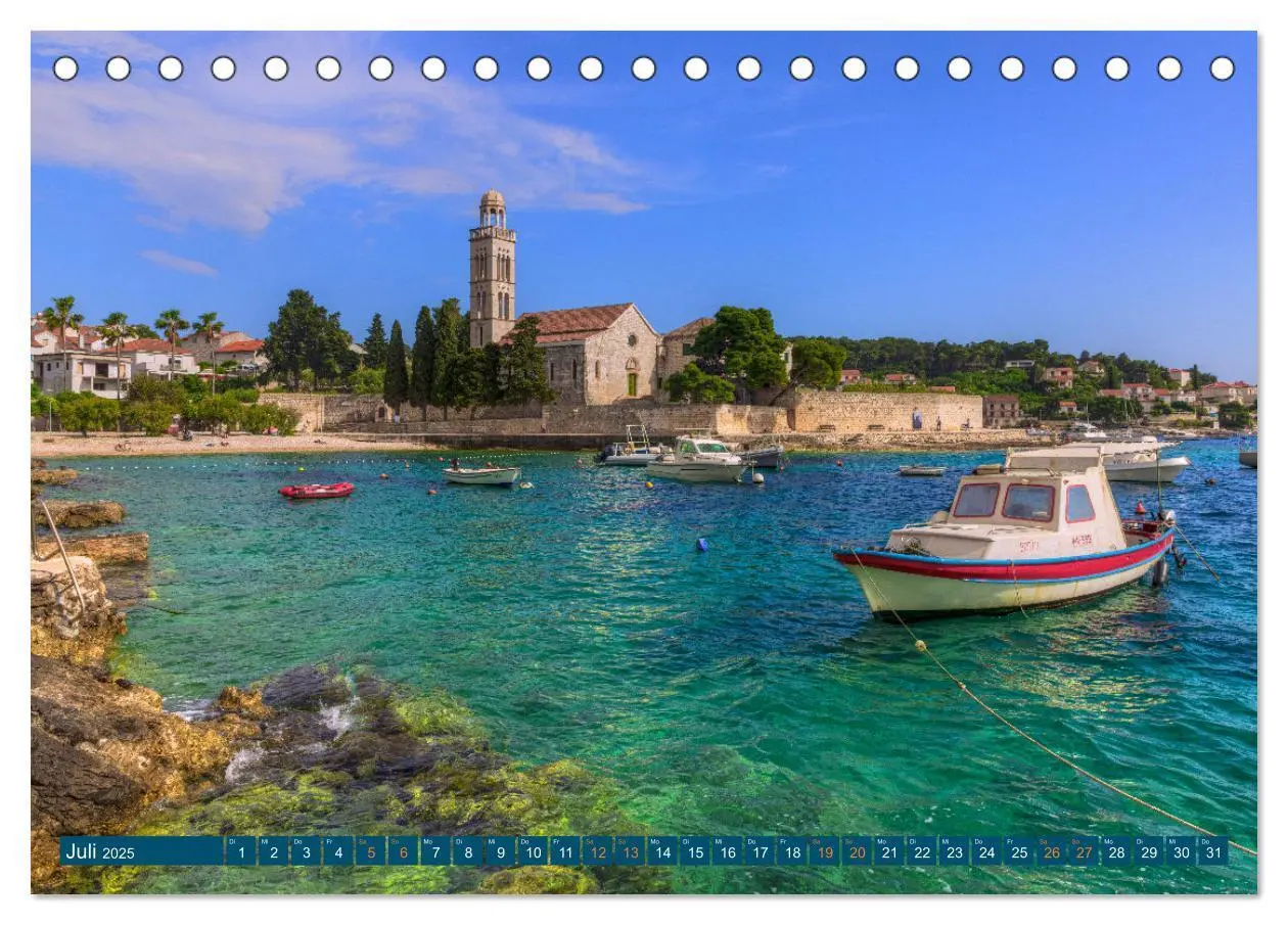 Bild: 9783383964398 | Insel Hvar - Der sonnigste Platz der Adria (Tischkalender 2025 DIN...
