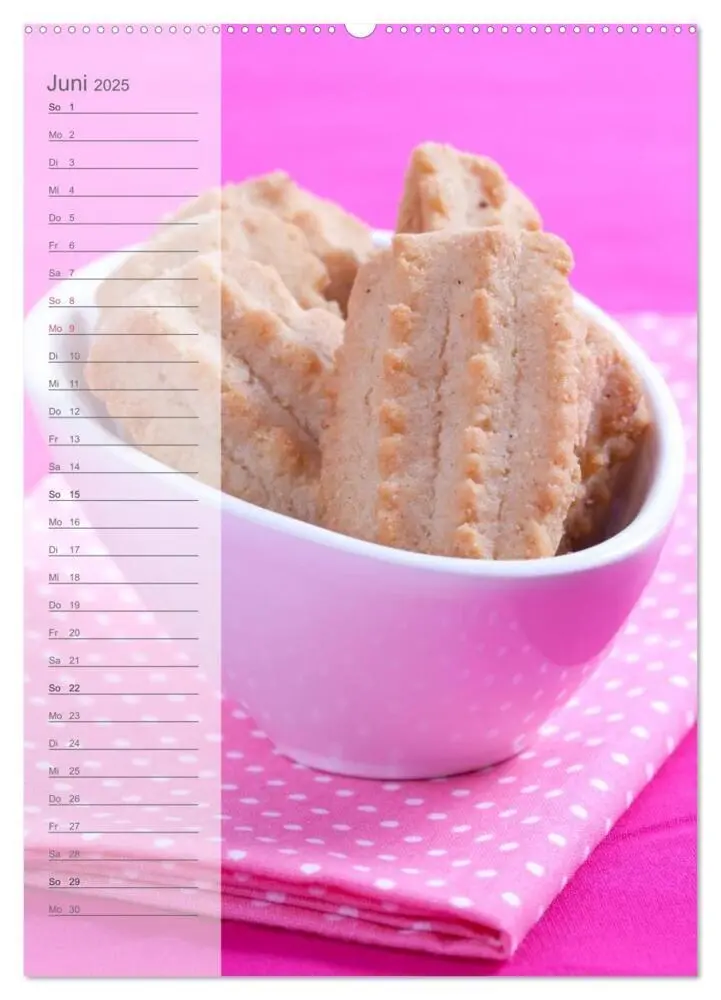 Bild: 9783457074398 | Gebäck und Kuchen Küchenplaner (Wandkalender 2025 DIN A2 hoch),...