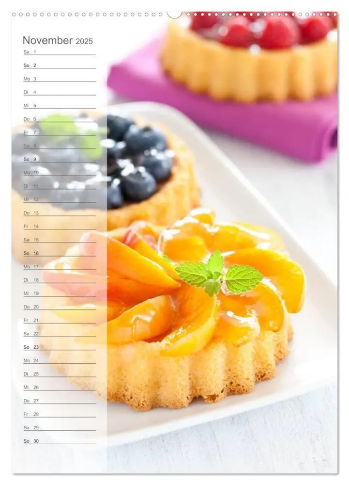Bild: 9783457074398 | Gebäck und Kuchen Küchenplaner (Wandkalender 2025 DIN A2 hoch),...