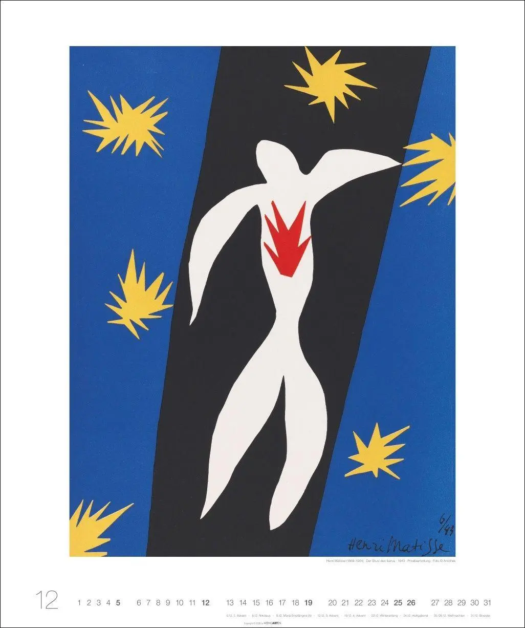 Bild: 9783839904398 | Henri Matisse Edition Kalender 2027 | Henri Matisse | Kalender | 14 S.