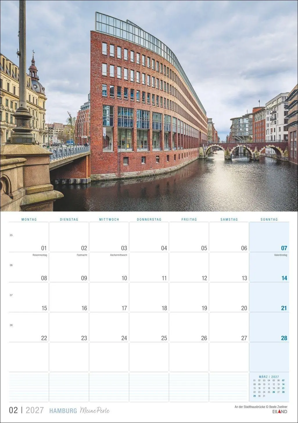 Bild: 9783964024398 | Hamburg ...meine Perle Kalender 2027 | Eiland | Kalender | 13 S.