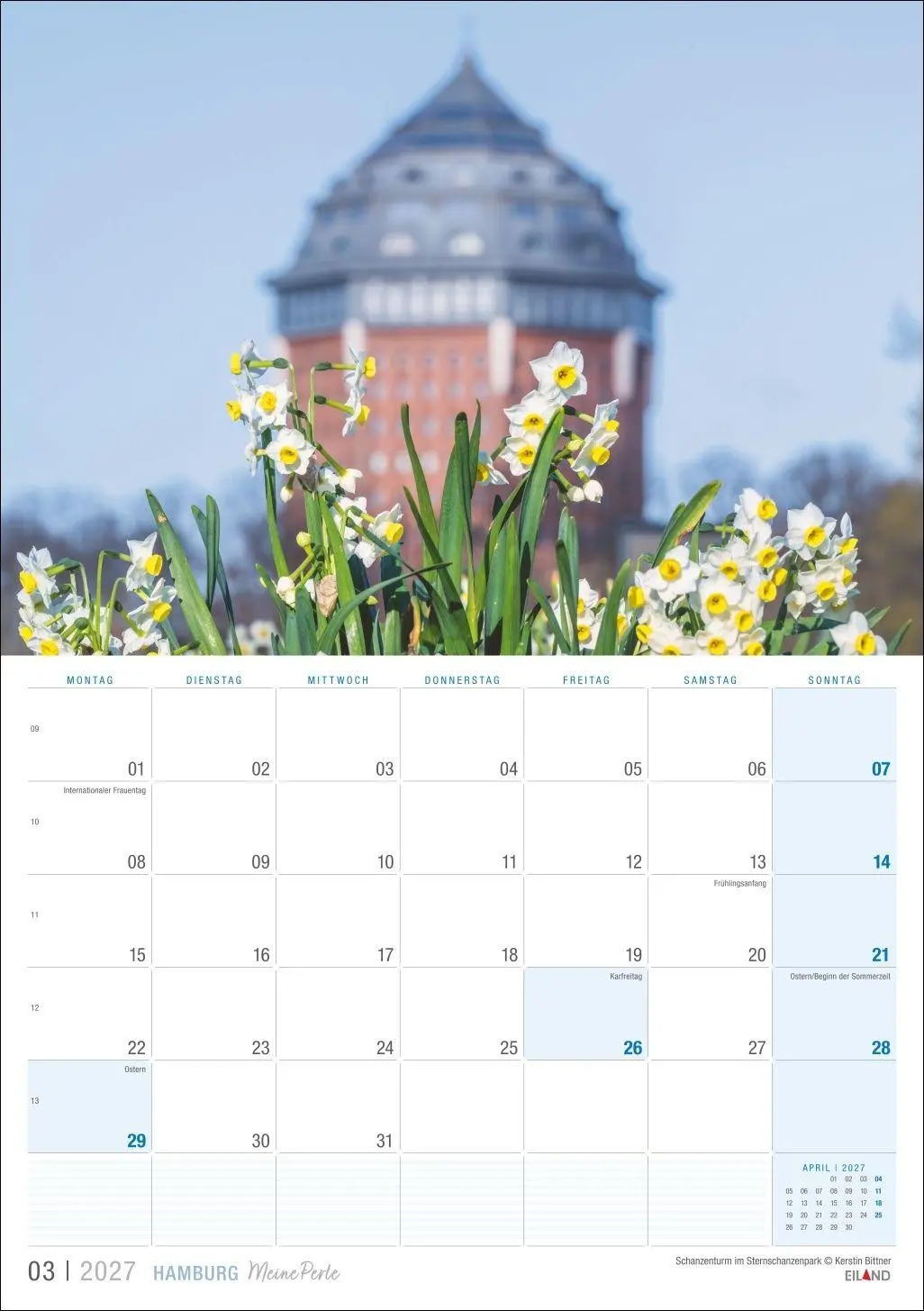 Bild: 9783964024398 | Hamburg ...meine Perle Kalender 2027 | Eiland | Kalender | 13 S.