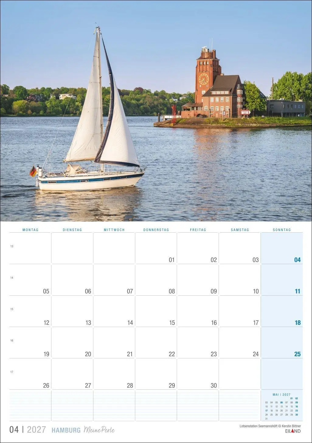 Bild: 9783964024398 | Hamburg ...meine Perle Kalender 2027 | Eiland | Kalender | 13 S.