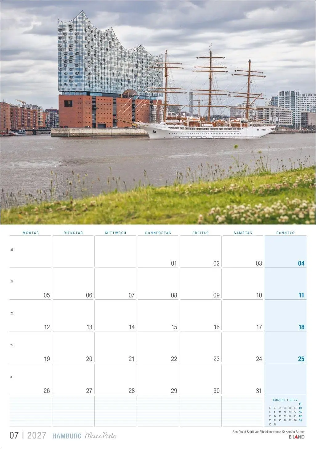 Bild: 9783964024398 | Hamburg ...meine Perle Kalender 2027 | Eiland | Kalender | 13 S.