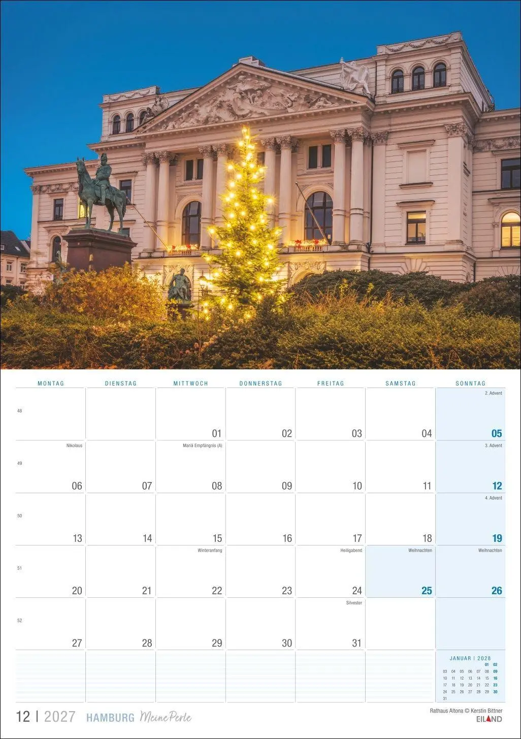 Bild: 9783964024398 | Hamburg ...meine Perle Kalender 2027 | Eiland | Kalender | 13 S.