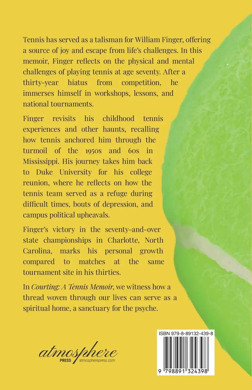 Rückseite: 9798891324398 | Courting | A Tennis Memoir | William R. Finger | Taschenbuch | 2024
