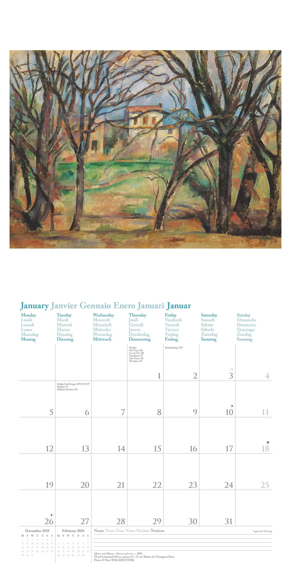 Bild: 4069095004498 | Paul Cézanne 2026 - Wand-Kalender - Broschüren-Kalender - 30x30 -...