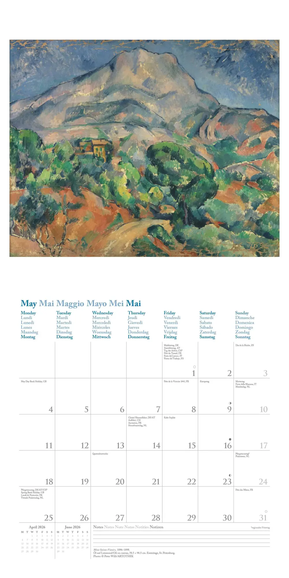 Bild: 4069095004498 | Paul Cézanne 2026 - Wand-Kalender - Broschüren-Kalender - 30x30 -...