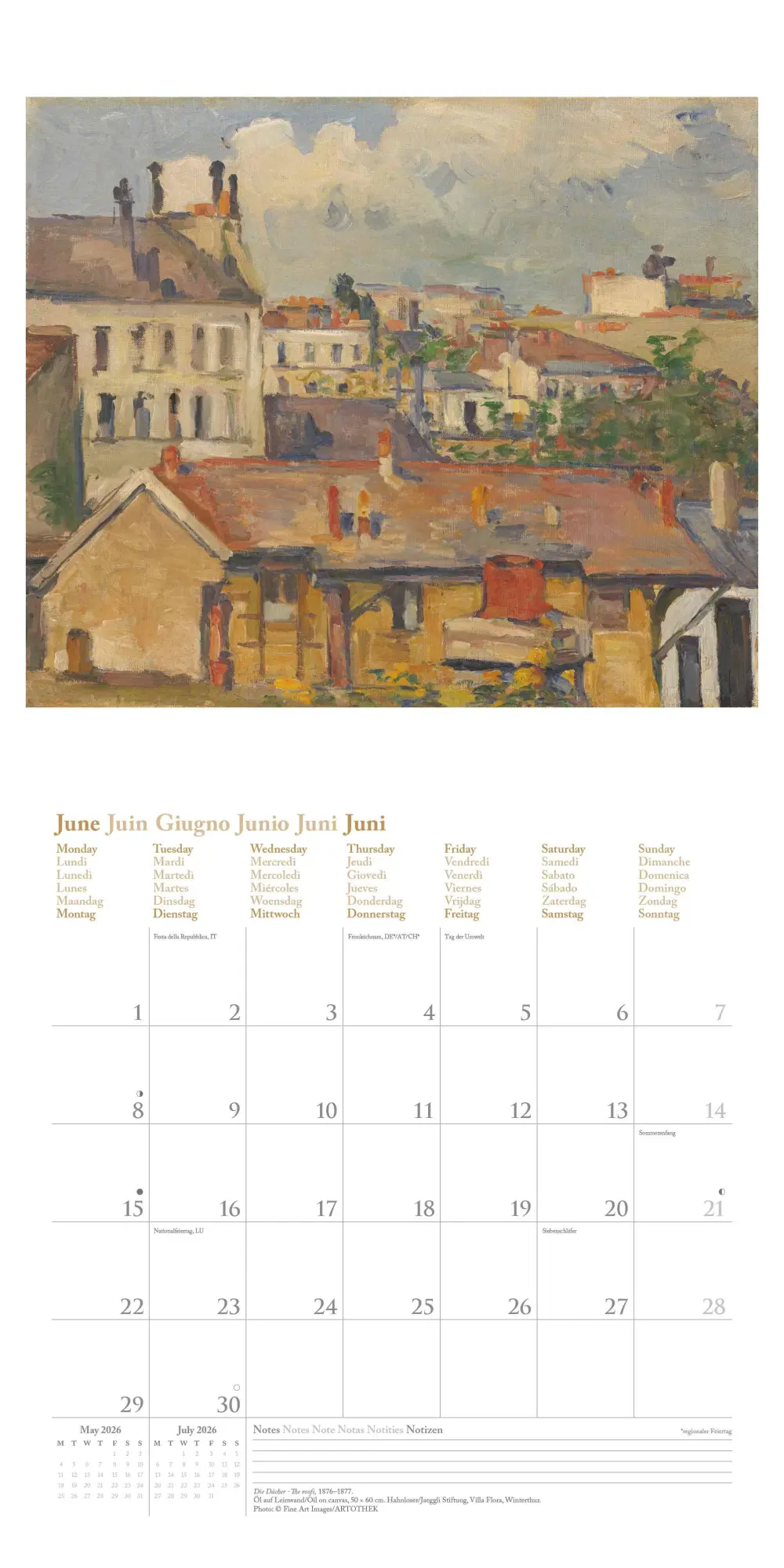 Bild: 4069095004498 | Paul Cézanne 2026 - Wand-Kalender - Broschüren-Kalender - 30x30 -...