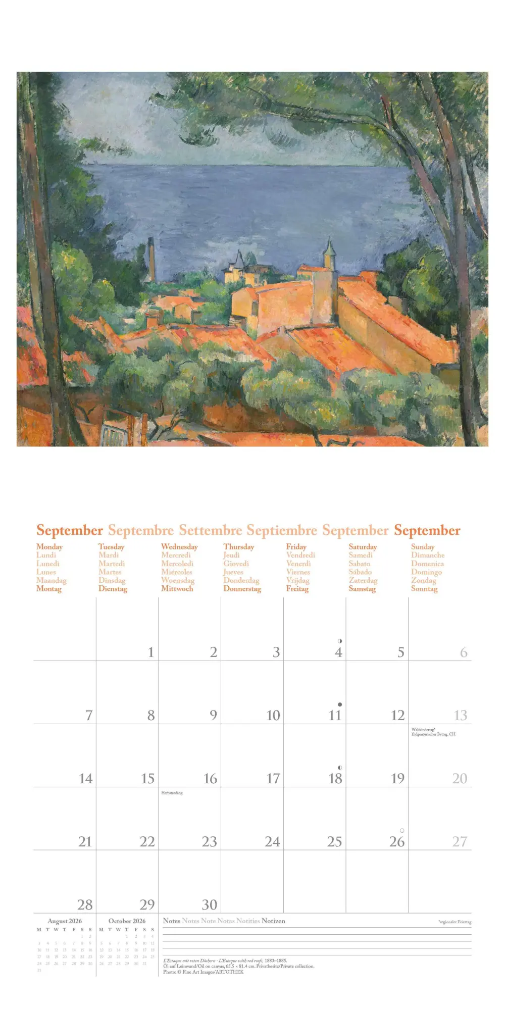 Bild: 4069095004498 | Paul Cézanne 2026 - Wand-Kalender - Broschüren-Kalender - 30x30 -...