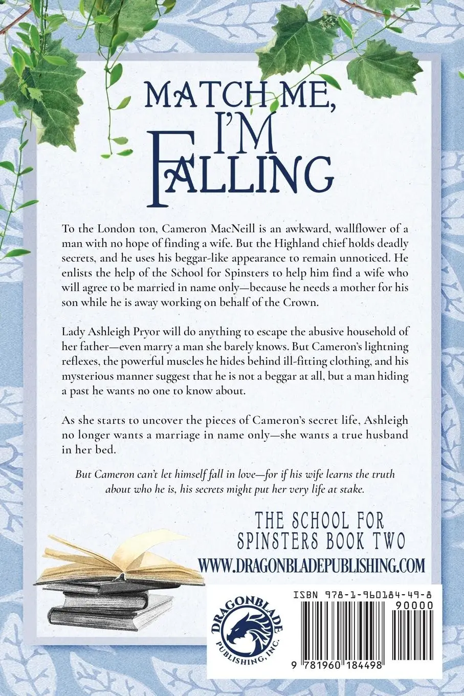 Rückseite: 9781960184498 | Match Me, I'm Falling | Michelle Willingham | Taschenbuch | Englisch