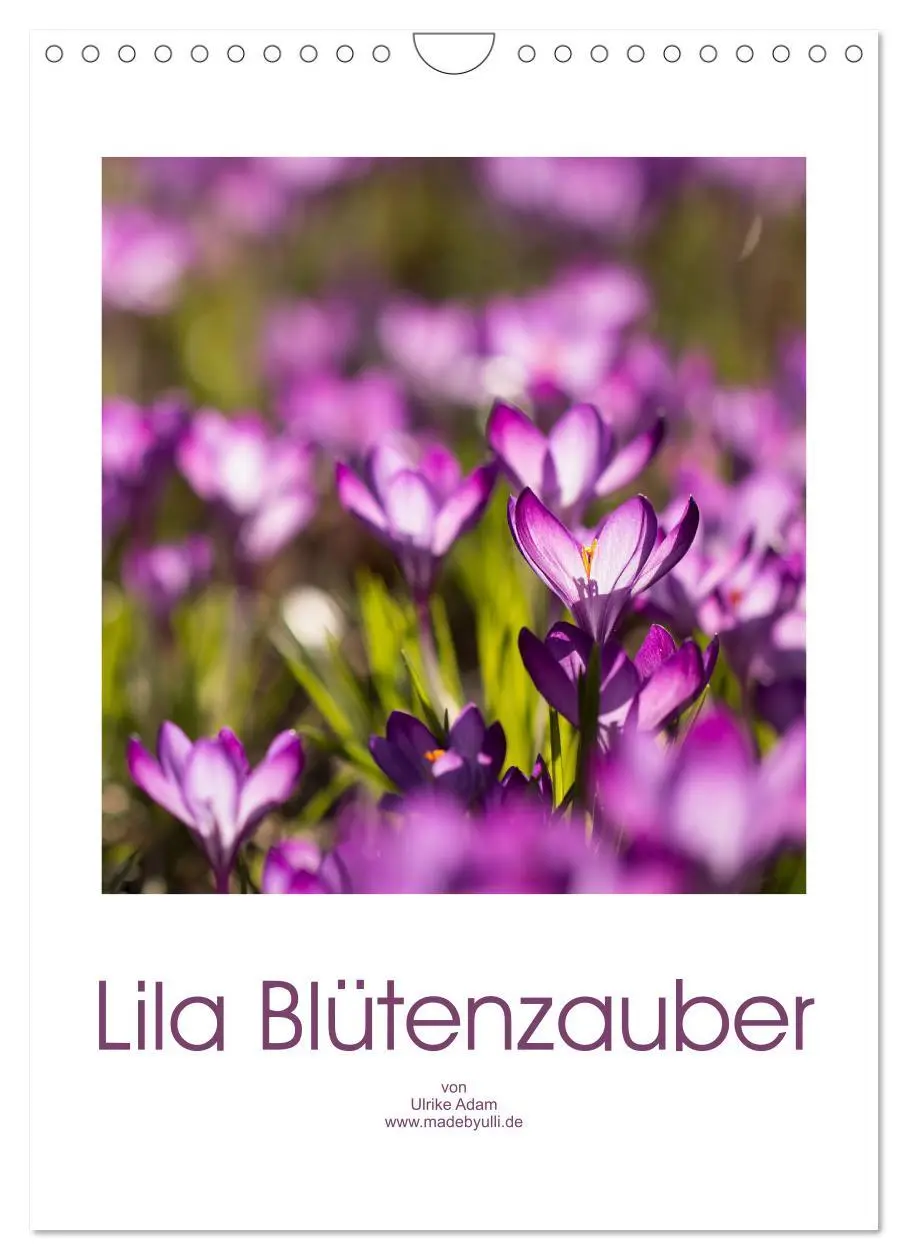 Cover: 9783516394498 | Lila Blütenzauber (Wandkalender 2026 DIN A4 hoch), CALVENDO...