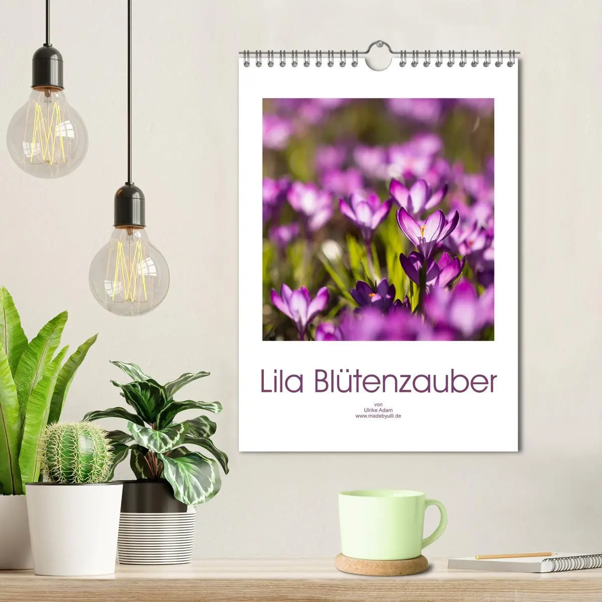 Bild: 9783516394498 | Lila Blütenzauber (Wandkalender 2026 DIN A4 hoch), CALVENDO...