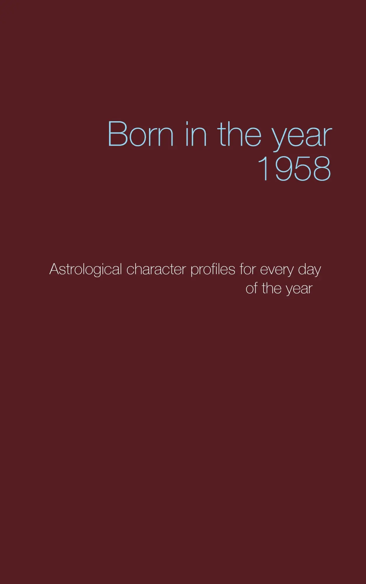 Cover: 9783739214498 | Born in the year 1958 | Christoph Däppen | Taschenbuch | 132 S. | 2016