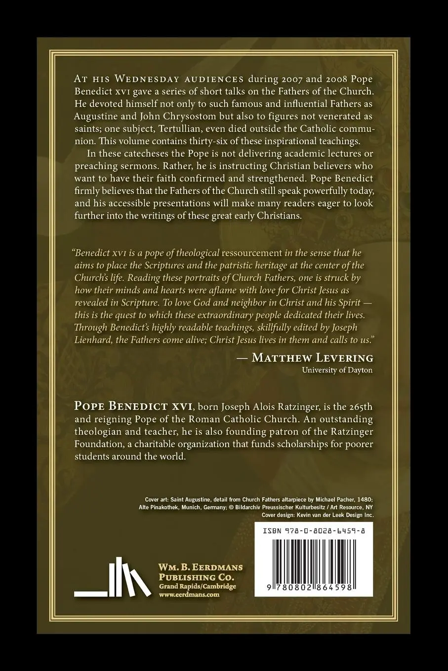 Rückseite: 9780802864598 | Fathers of the Church | From Clement of Rome to Augustine of Hippo